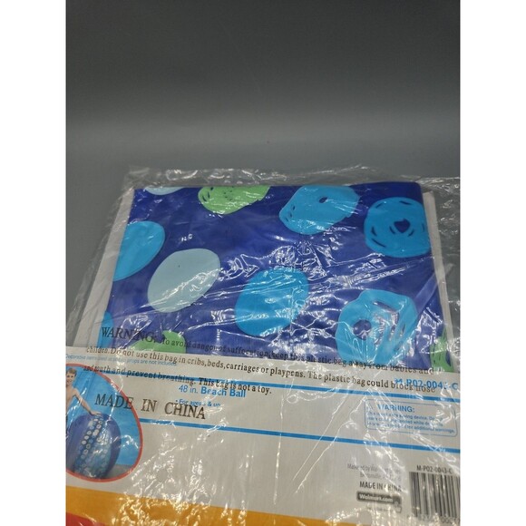 Sand N Sun 48" Inflatable Beach Ball Jumbo Blue M-PO2-0043-C - Picture 6 of 6